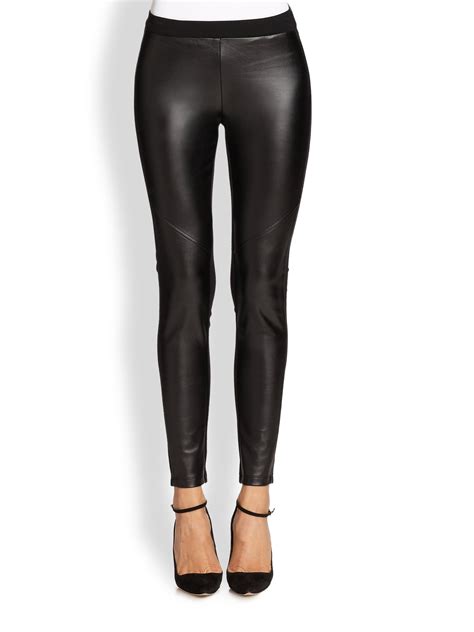 michael kors faux leather leggings.